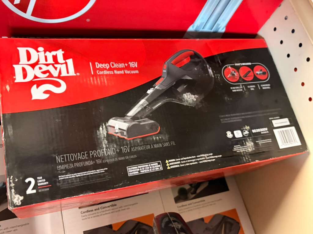 Dirt Devil 16V Deep Clean Cordless Handheld Vacuum Cleaner, Powerful Suction, Lightweight, Includes Motorized Pet Brush Roll Tool