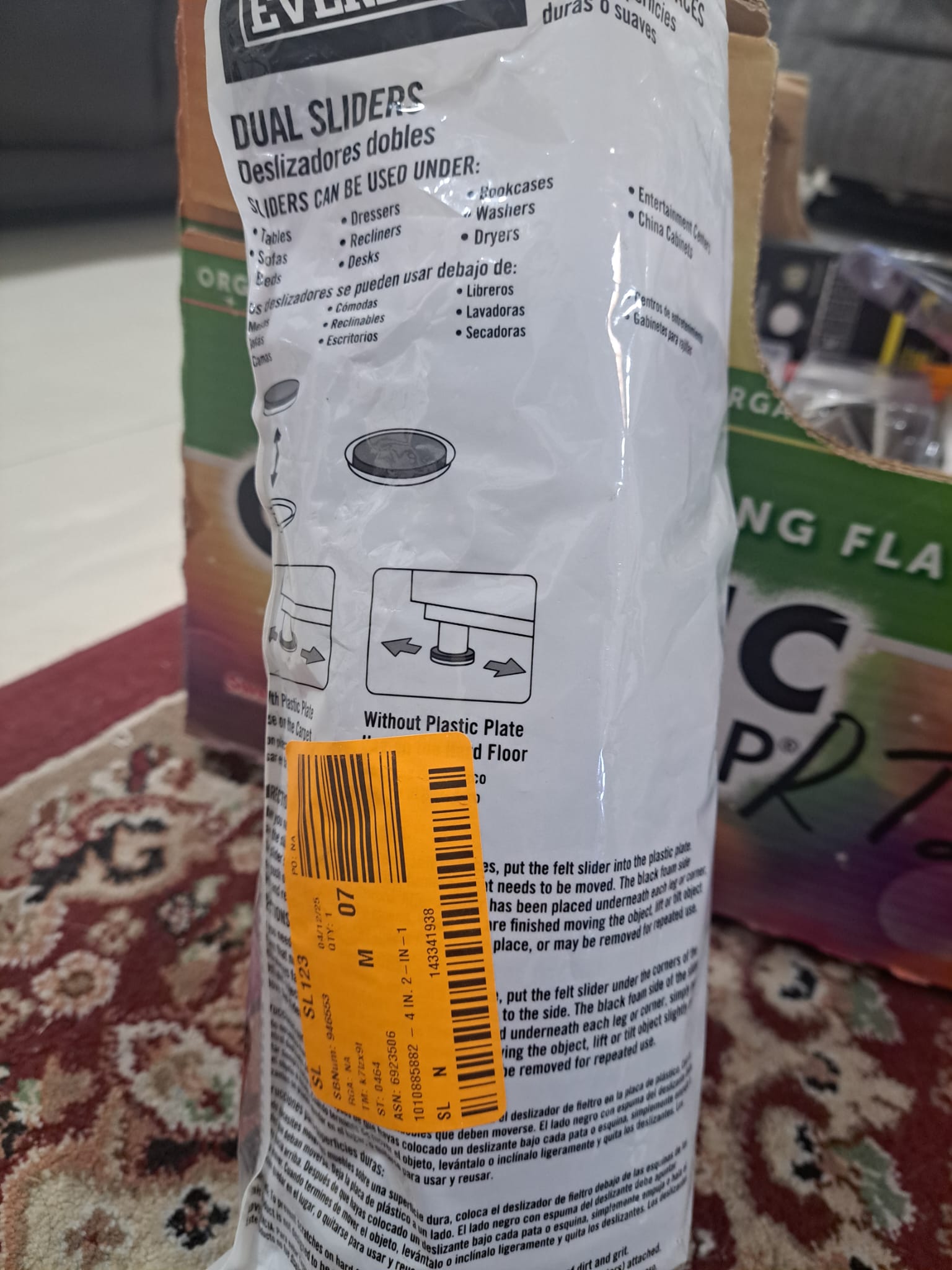 Everbilt 4 in. (3.5 in. Inside) 2‑in‑1 Furniture Mover (16‑Pack) - Image 3