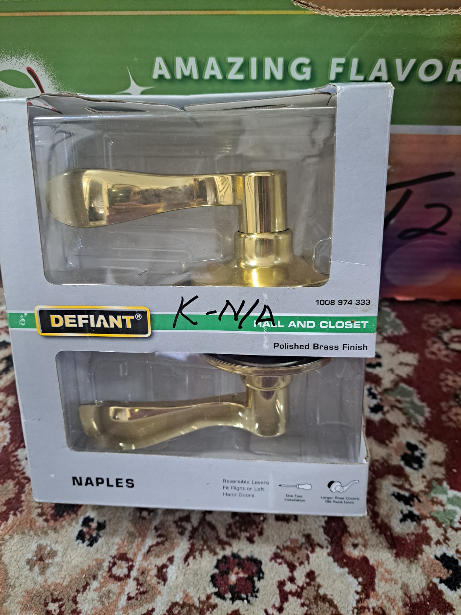 Defiant Naples Hall and Closet Door Lever