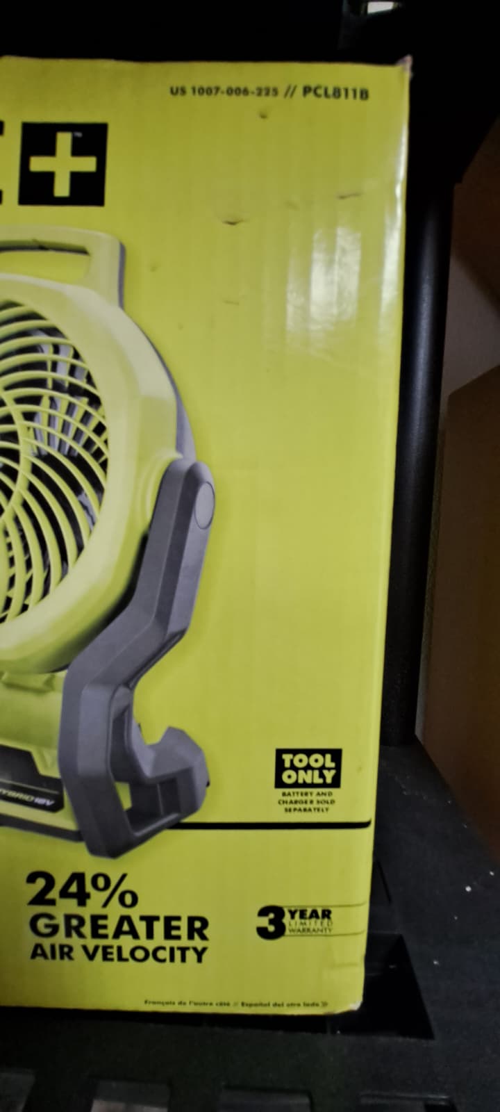 Ryobi ONE+ 18V Hybrid Whisper Series 7-1/2 in. Fan - Image 5