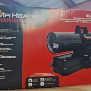 Contractor Series 140,000 BTU Black Forced Air Kerosene/Diesel Outdoor Space Heater with Thermostat