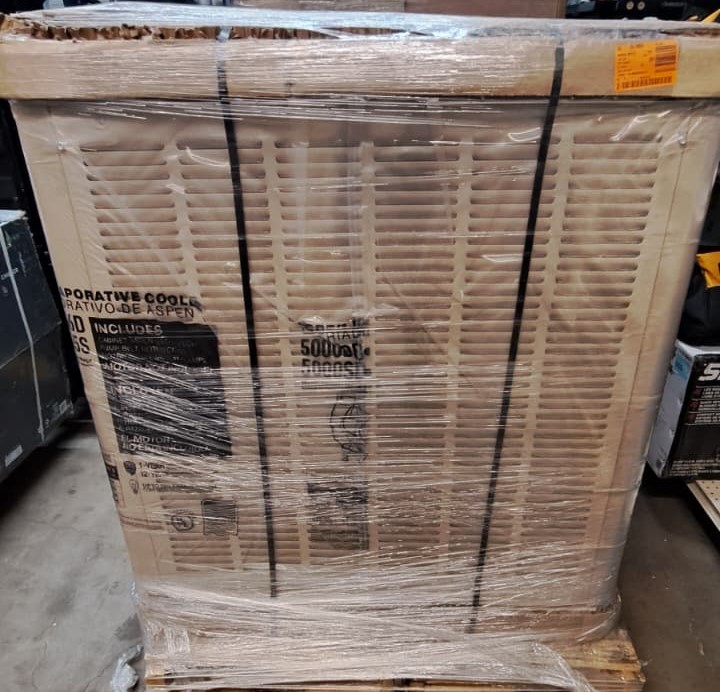 Champion Cooler 6500 CFM Side Draft Duct Evaporative Air Cooler, Multicolor