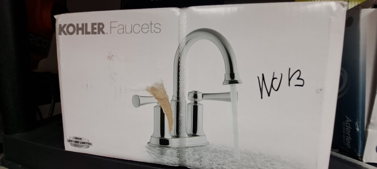 Kohler Aderlee Centerset Bathroom Sink Faucet