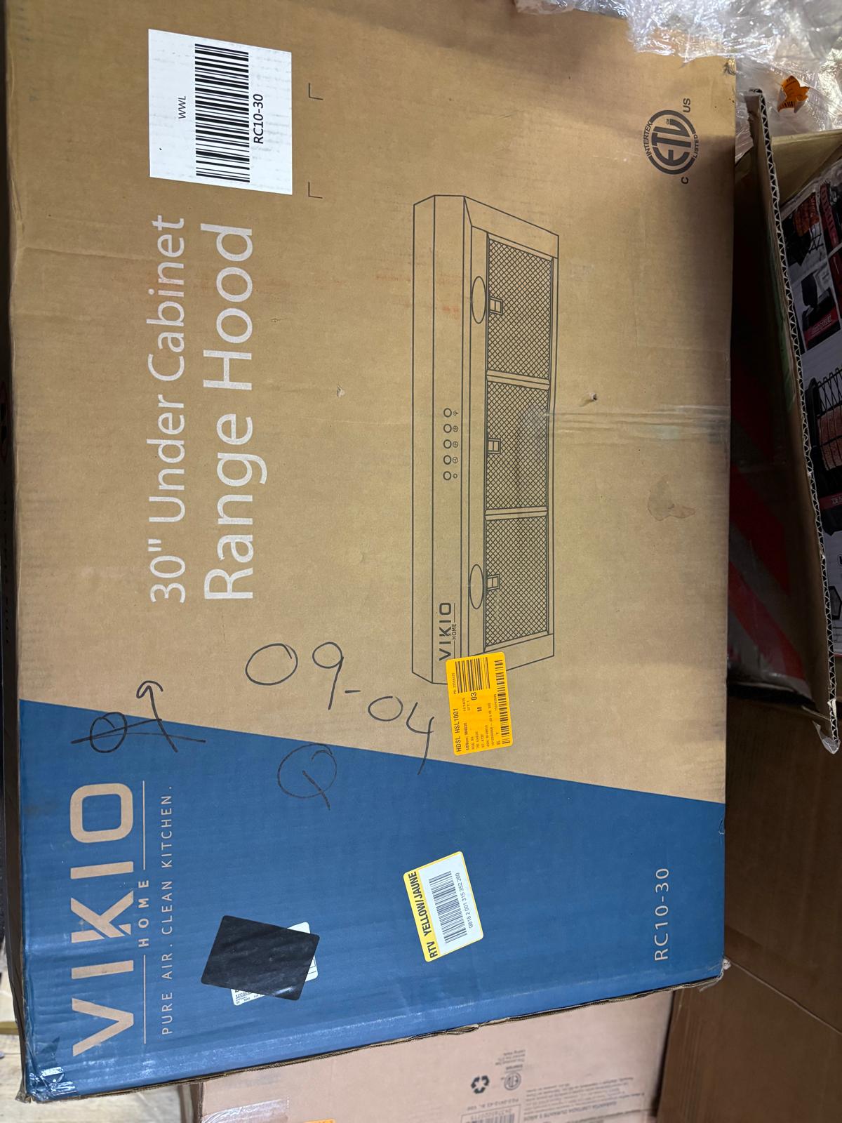 VIKIO 29.5 IN. 800 CFM DUCTED UNDER CABINE - Image 2