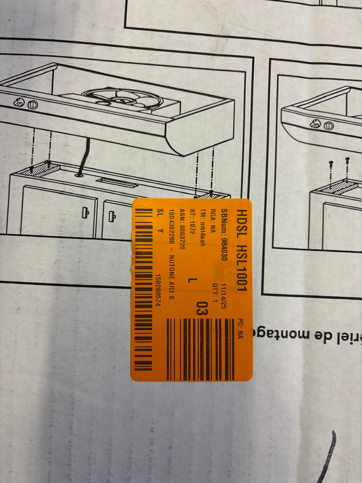 Broan NuTone AR1 Series 30 in. 270 Max Blower CFM 4-Way Convertible Under-Cabinet Range Hood - Image 3