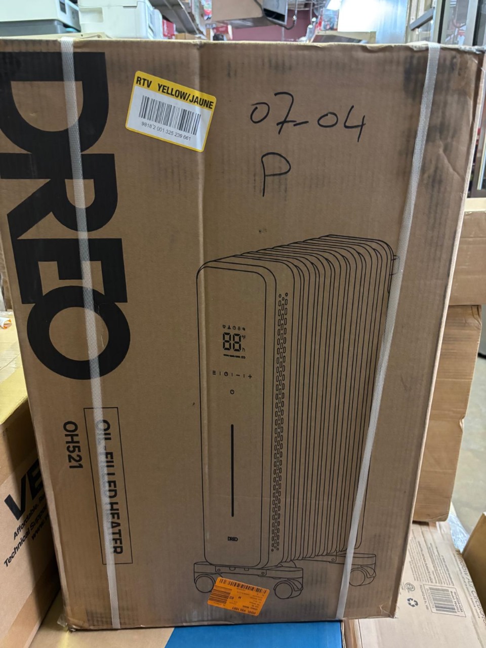 Dero 1500W ELECTRIC RADIANT SPACE HEATER
