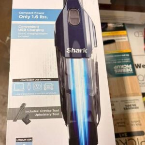 Cyclone PET Bagless Cordless Washable Filter Handheld Vacuum with Pet Hair Tool HyperVelocity Suction in Blue