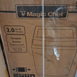 :Magic Chef 2.0 cu. ft. Compact Portable Top Load Washer in White