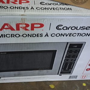 Sharp 1.5 Cu. Ft. 900W Convection Microwave Oven, Stainless Steel