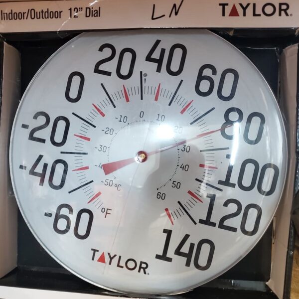 Taylor indooroutdoor 12 in. Analog  Thermometer