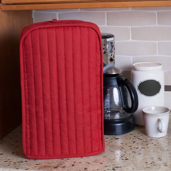 RITZ Coffeemaker Kitchen Appliance Cover (APPLIANCE NOT INCLUDED) Paprika