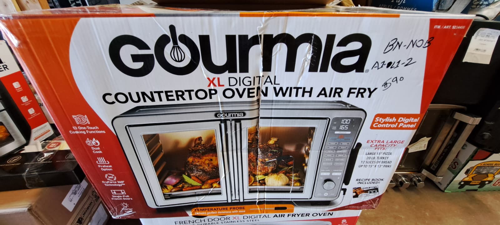 Gourmia XL 45 Quart Digital Countertop Oven with Air Fry