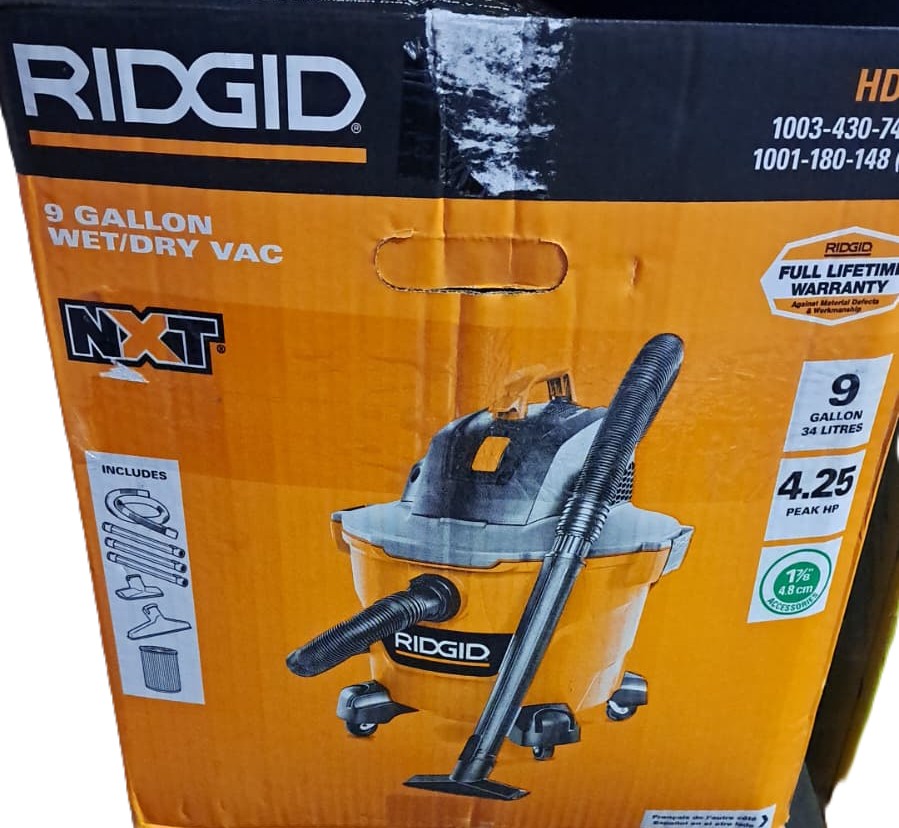RIDGID 9 Gal. 4.25 Peak HP NXT Shop Vacuum Wet Dry Vac
