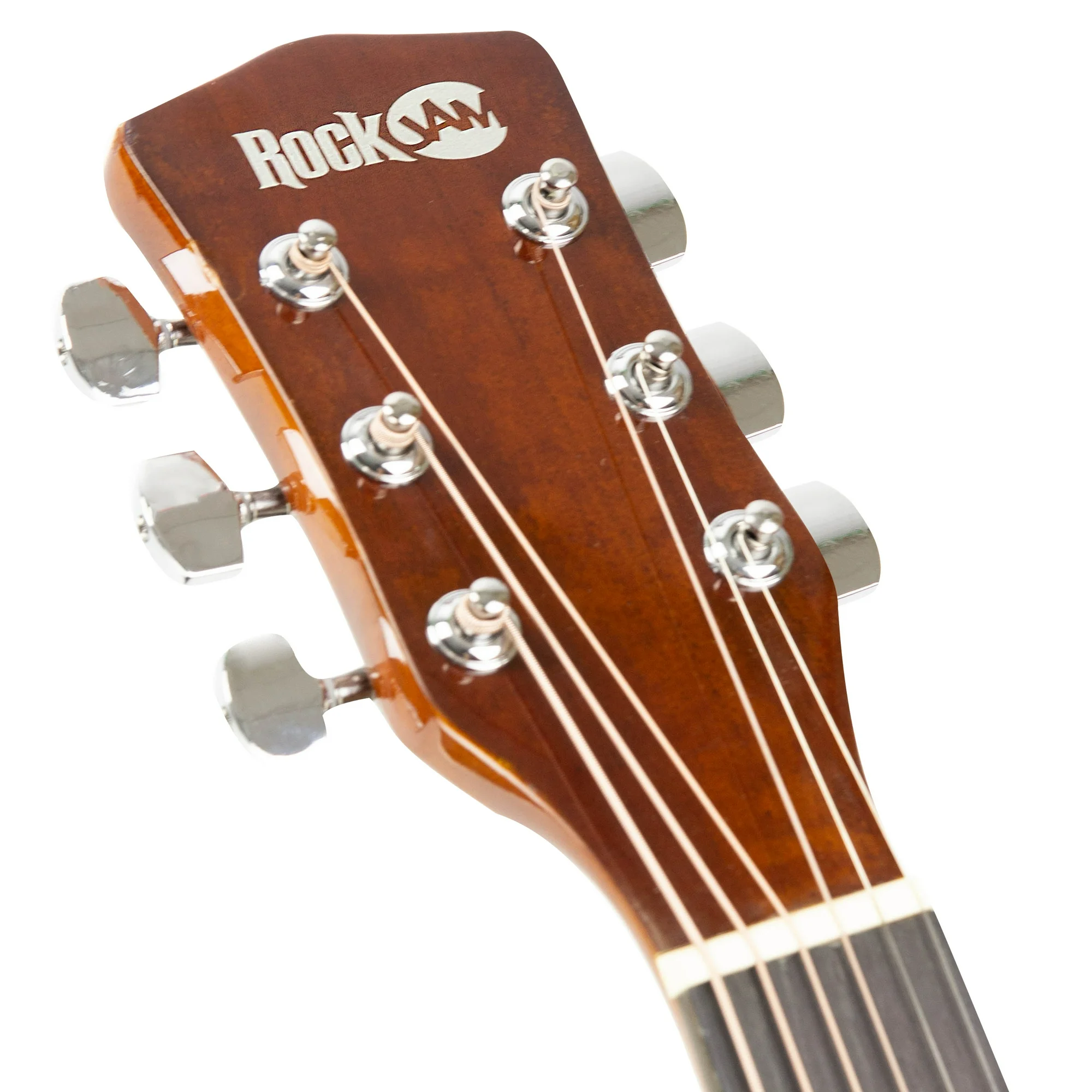 RockJam Natural Dreadnought Acoustic Guitar kit - Image 3