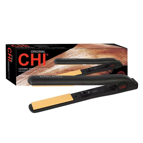 CHI Original Global Beauty Professional 1" Ceramic Flat Iron Hair Straightener Black