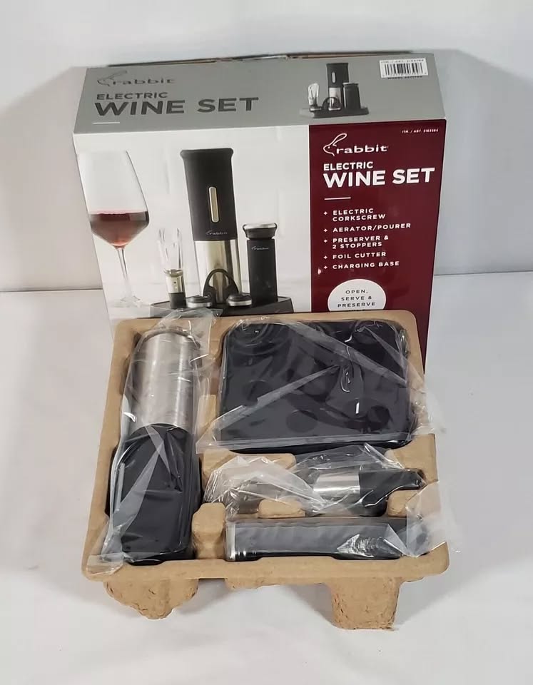 Rabbit Electric Wine Opener Set, 8-piece