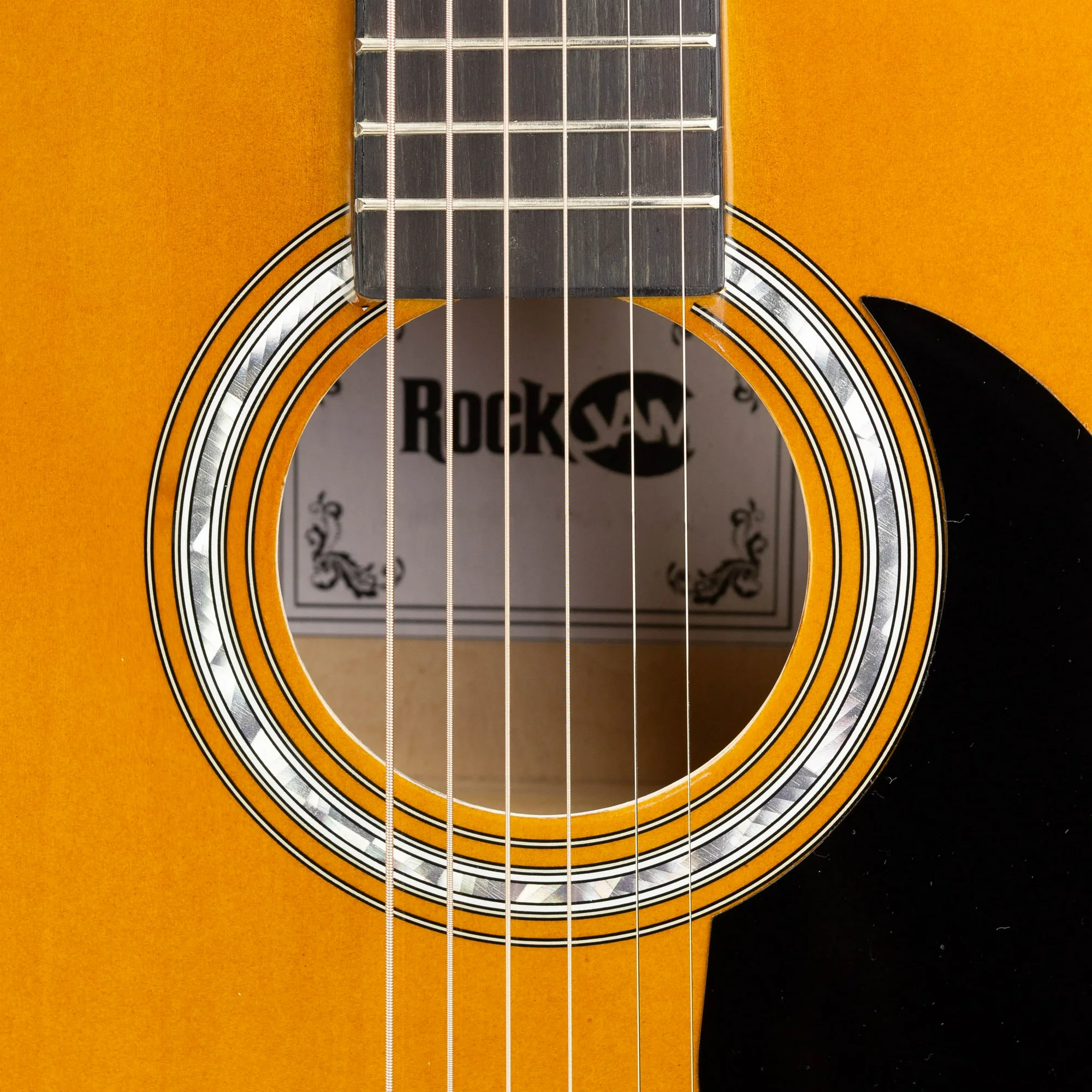 RockJam Natural Dreadnought Acoustic Guitar kit - Image 5