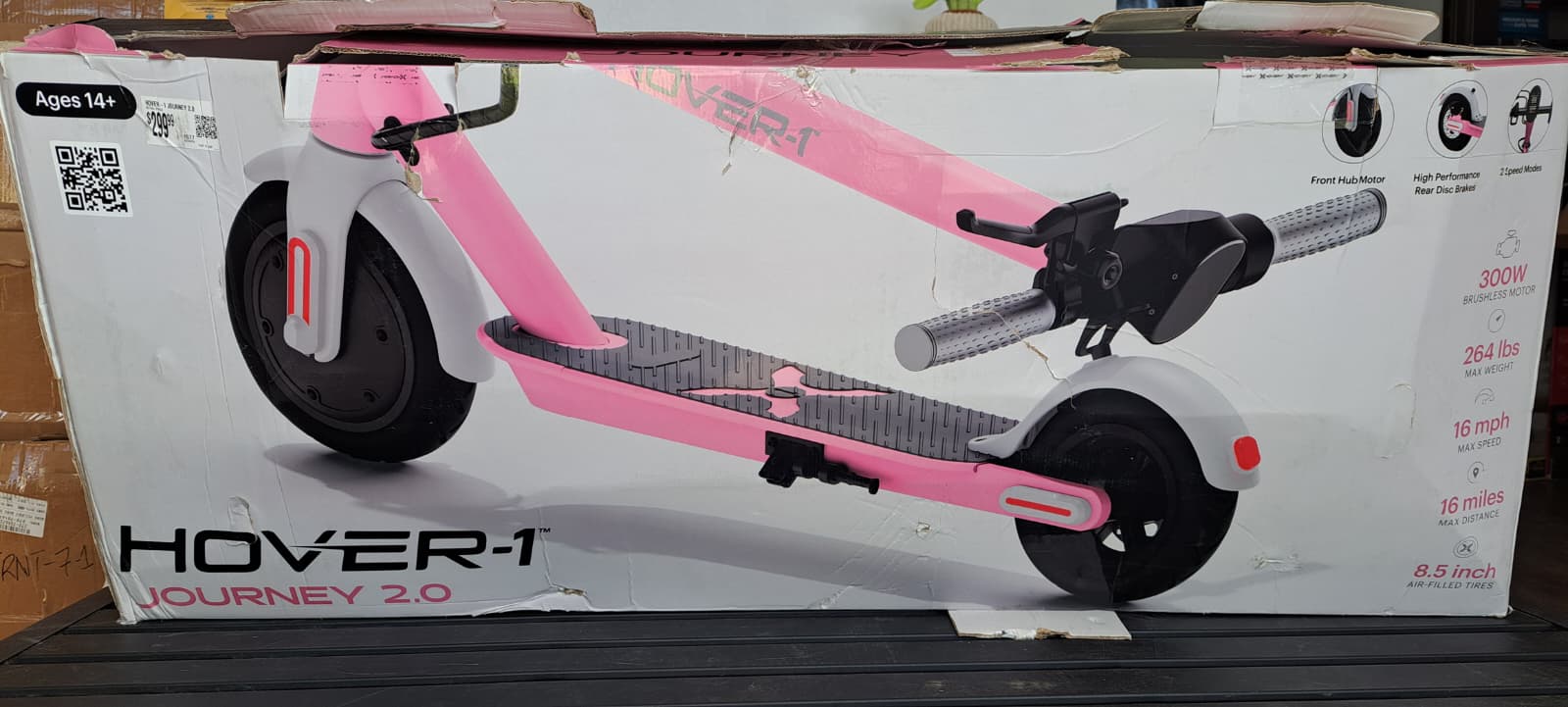 Hover-1 Journey 2.0 electric scooter in pink