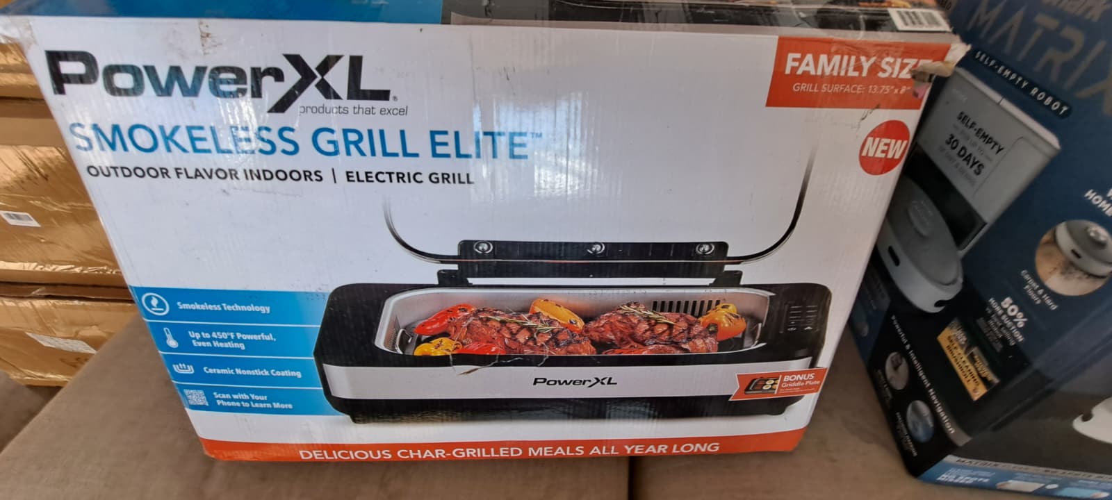 PowerXL Smokeless Grill Elite electric indoor grill