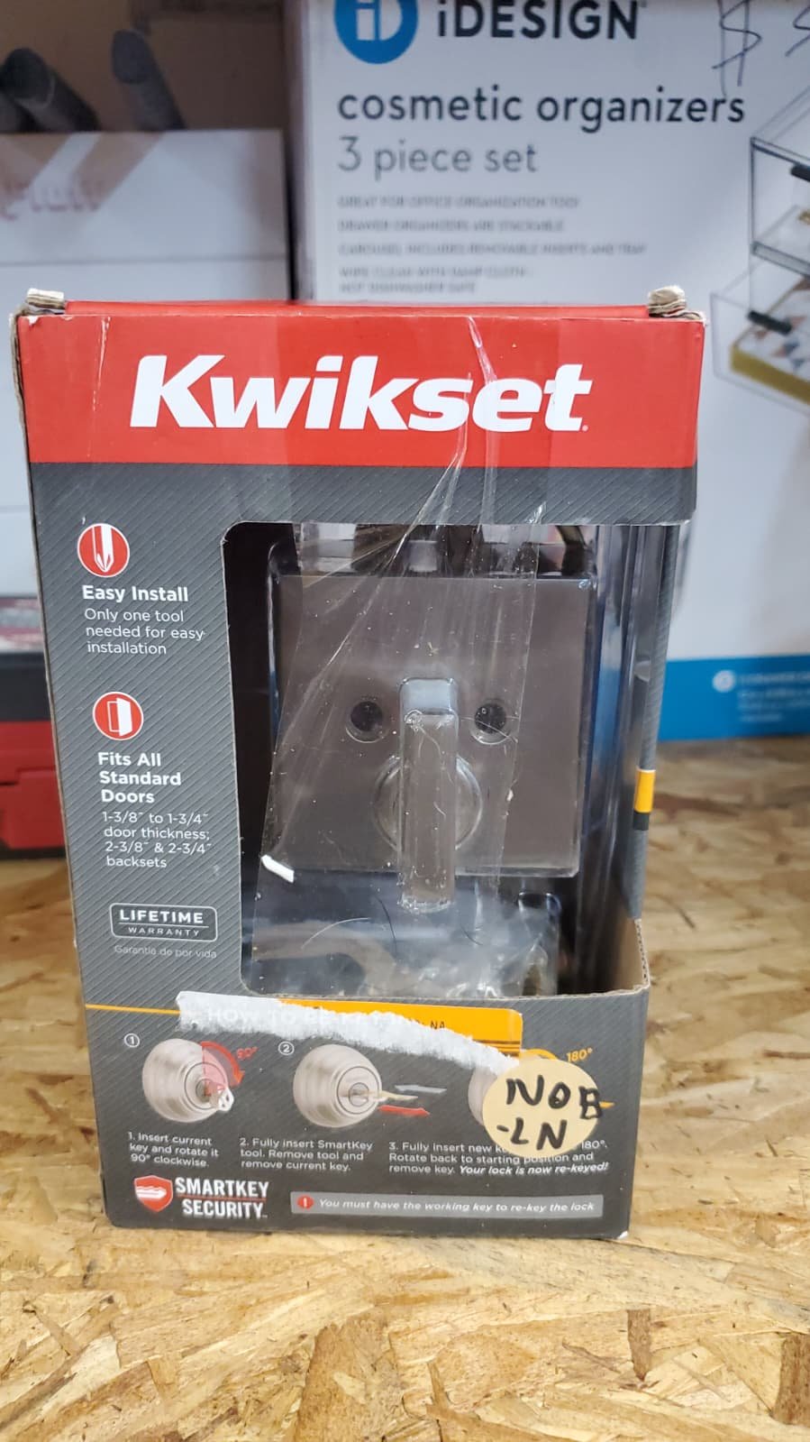 FolderKwikset door handle lock with SmartKey Security keys included