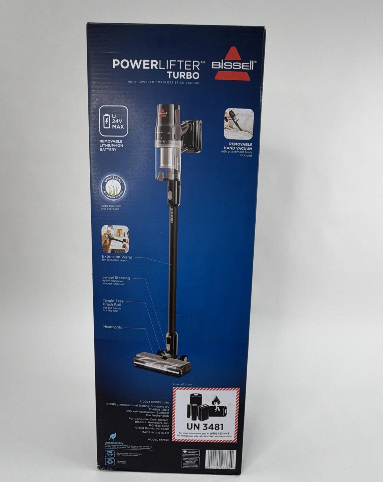 BISSELL PowerLifter Turbo Cordless Stick Vacuum