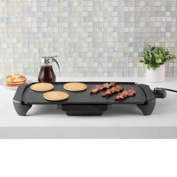 Mainstays 20” Electric Griddle - Non-Stick, Temperature Control,1500 W,Ceramic Coating