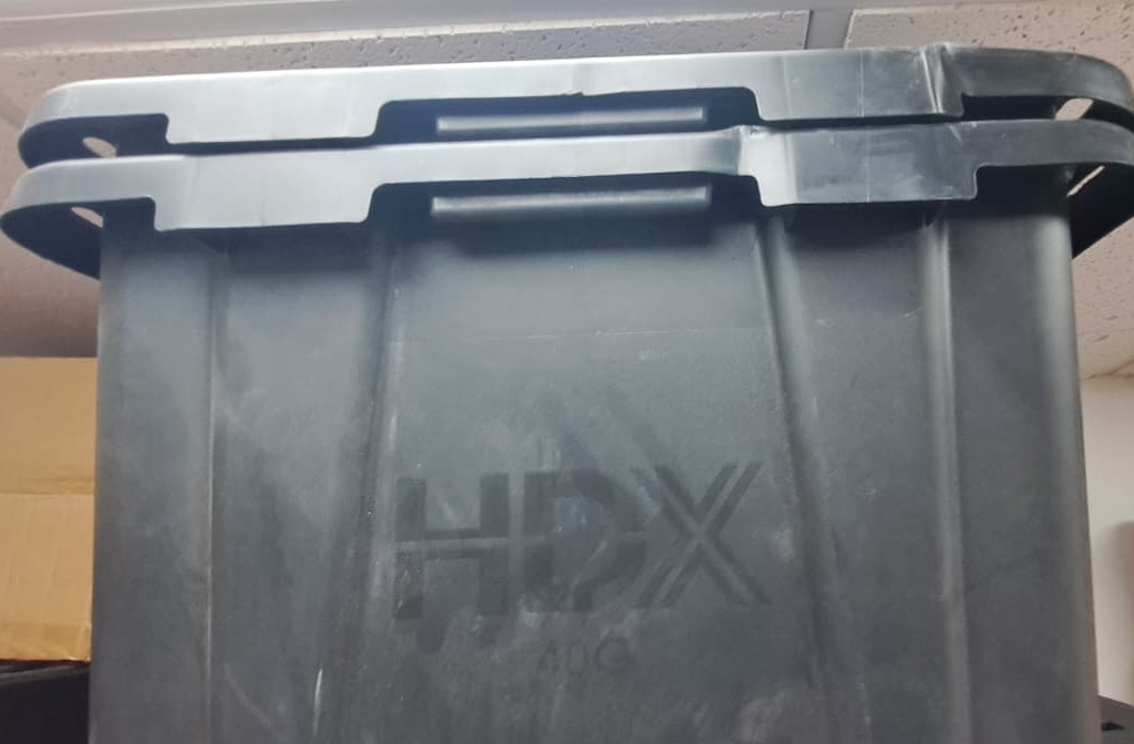 HDX 6.5-Qt Tough Storage Tote in Black