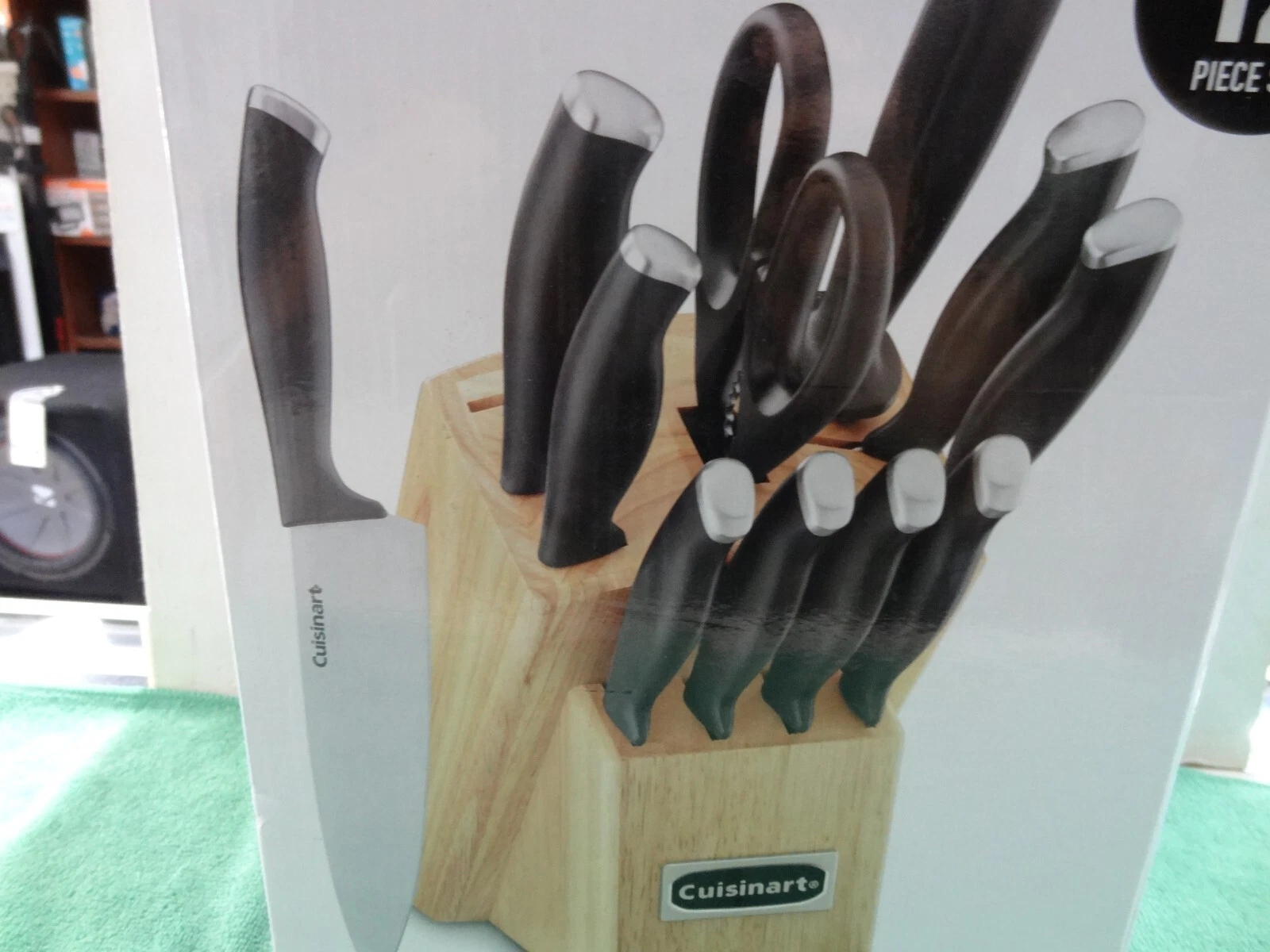 Cuisinart Classic ColorPro Collection 12-piece Knife Block Set - Black