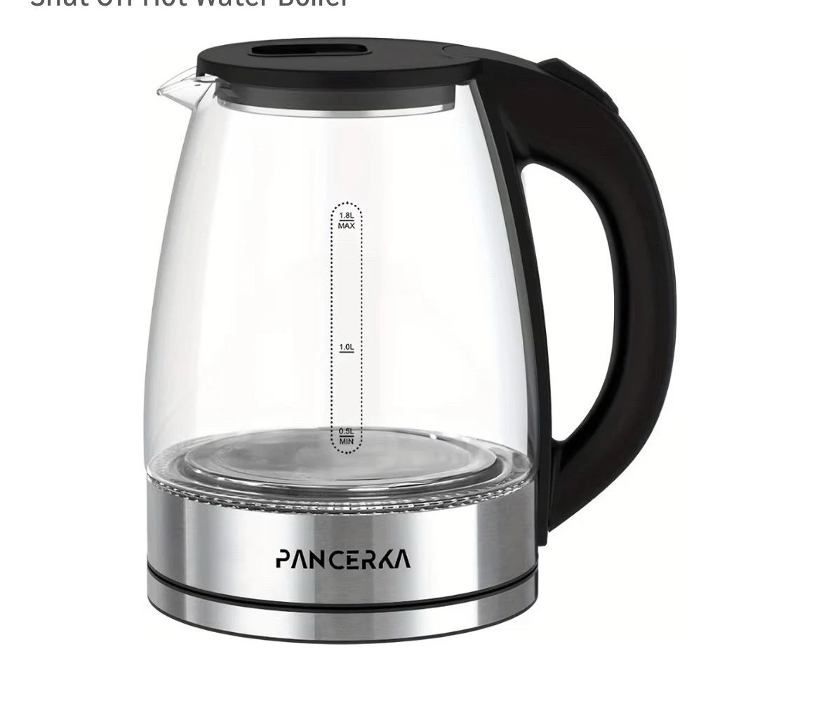 PANCERKA Electric Kettle, 1000W  Easy Cleaning, Boil-Dry Protection