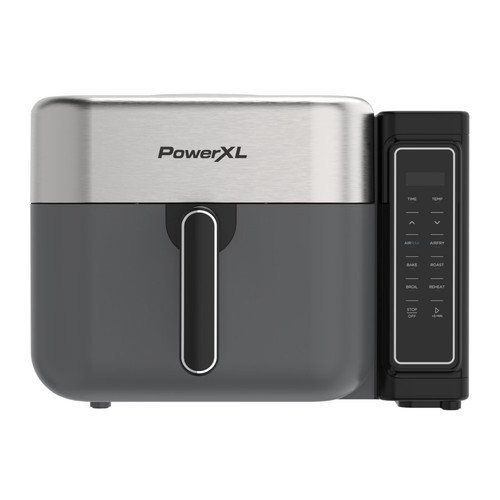 PowerXLTM 8 Quart AIRMAXTM Air Fryer Oven with 6 Pre-Sets, Two Tier Compact Design