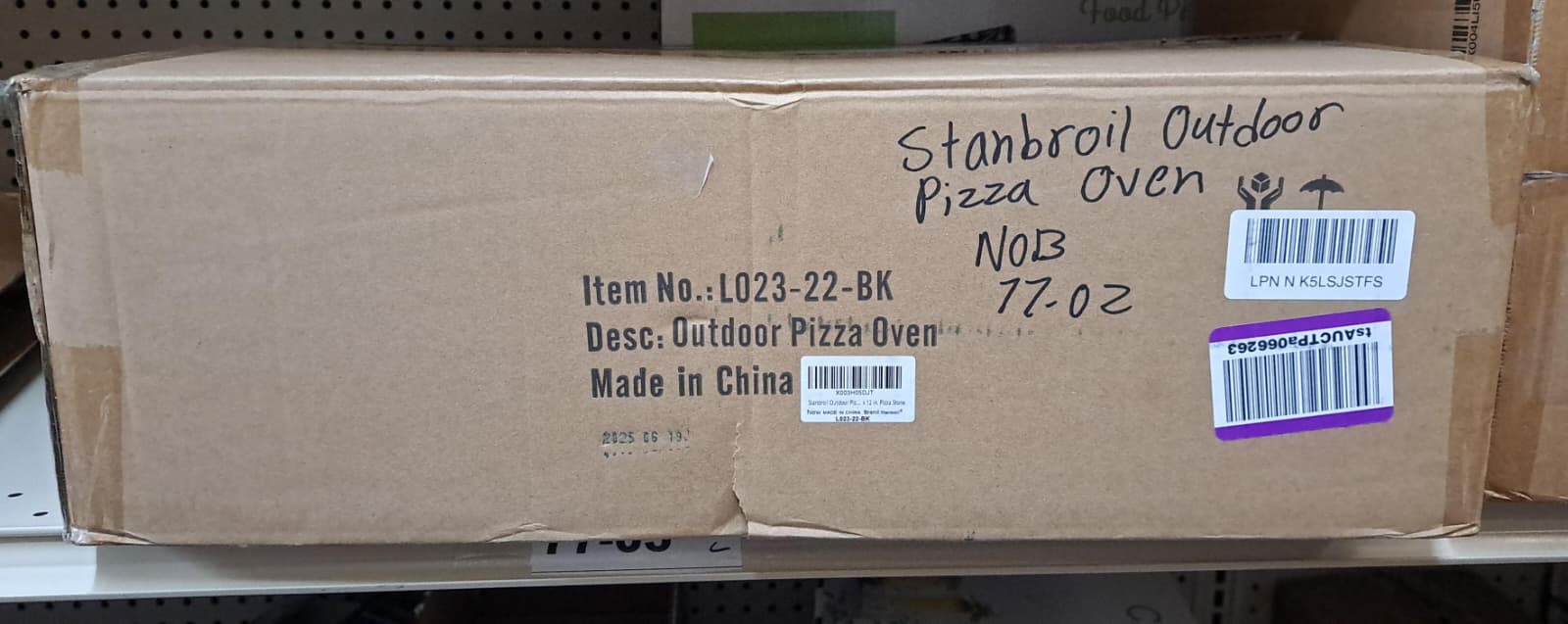 Stanbroil Outdoor Pizza Oven Pizza Maker for Blackstone 22, 28 Tabletop Griddles Cooking Station, Blackstone Flat Top Gas Grill Accessories with Temperature Gauge