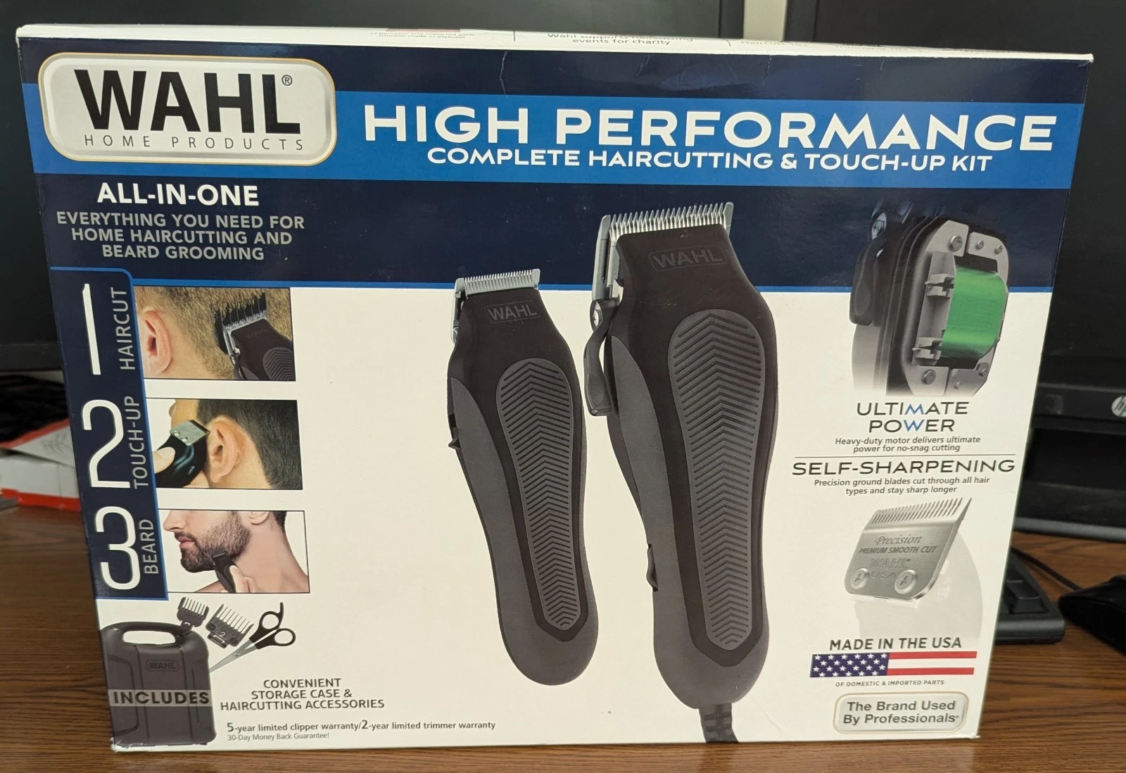 WAHL HIGH PERFORMANCE COMPLETE HAIRCUTTING & TOUCH-UP KIT