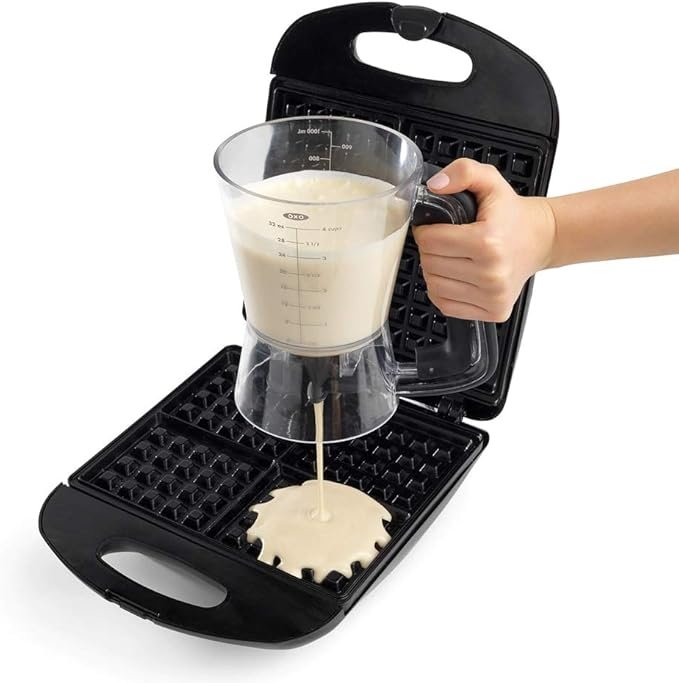 4-Cup OXO Batter Dispenser β Perfect for Pancakes, Crepes & Cupcakes