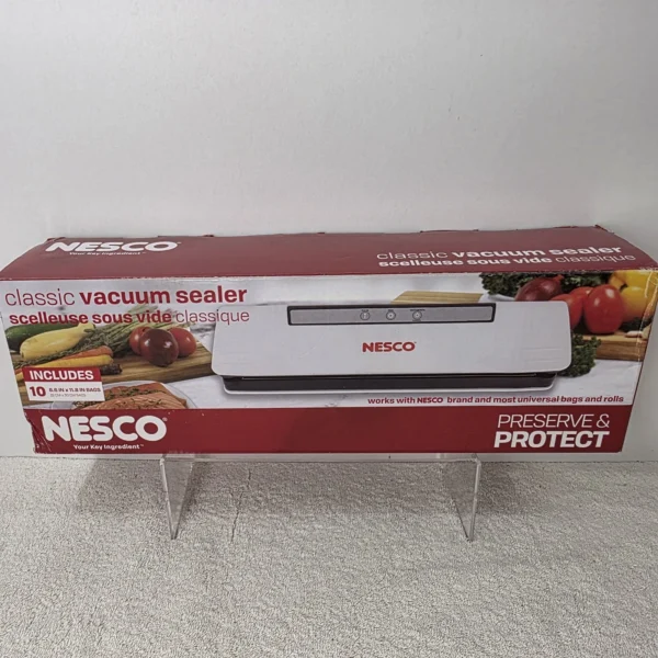 NESCO Classic Vacuum Sealer Machine Food Preservation System VS-01