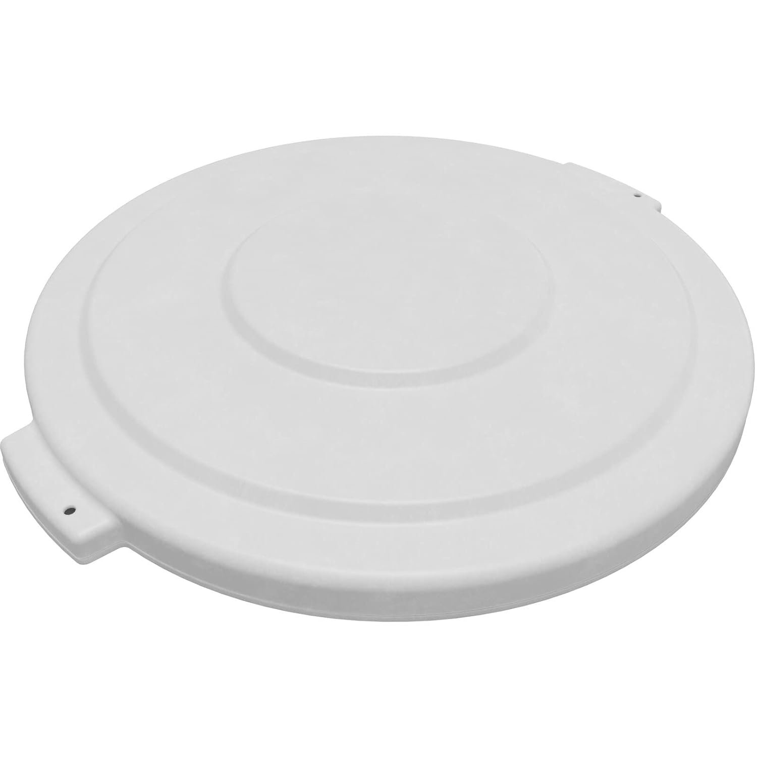 SPARTA Bronco Lid for 32 Gal. Trash Can, Durable, Food-Safe, NSF and HACCP-Compliant, Lid for Commercial Use (Container Sold Separately – Fits Bronco Only), Polyethylene, 32 Gallon, White