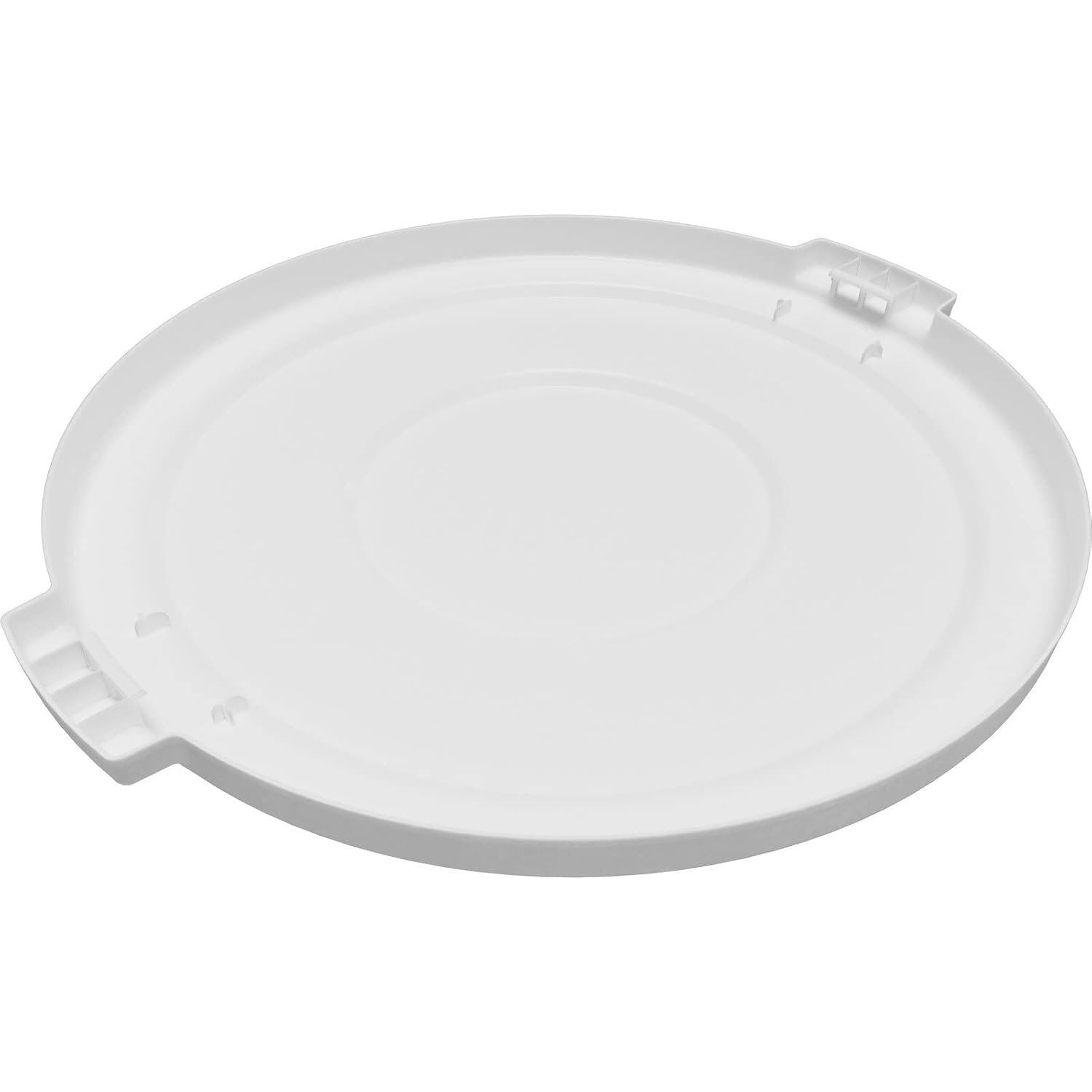 SPARTA Bronco Lid for 32 Gal. Trash Can, Durable, Food-Safe, NSF and HACCP-Compliant, Lid for Commercial Use (Container Sold Separately – Fits Bronco Only), Polyethylene, 32 Gallon, White - Image 5
