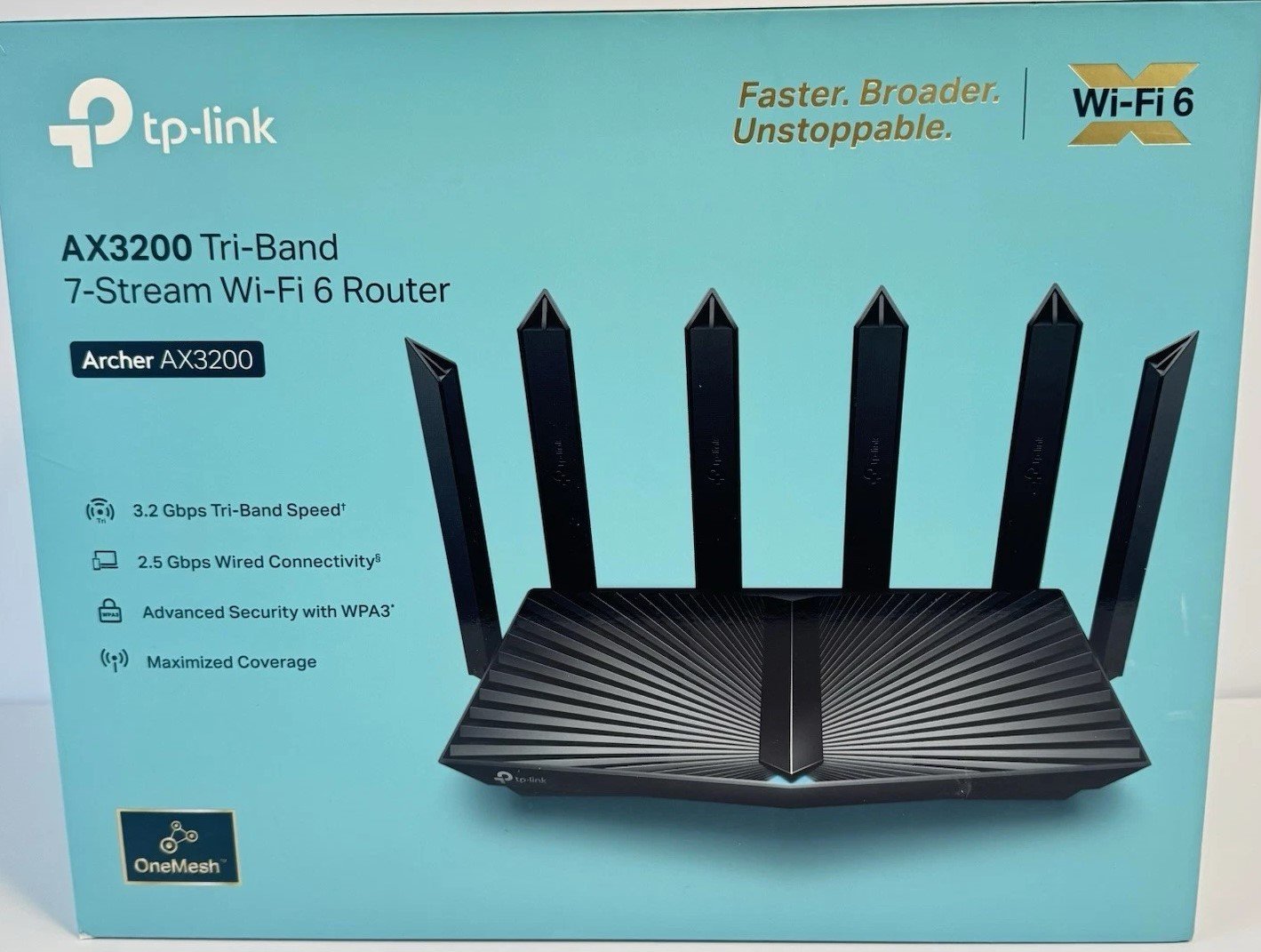 TP-Link Archer AX3200 Tri-Band 7-Stream Wi-Fi 6 Router