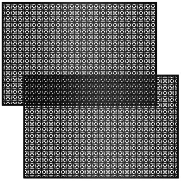 Moxweyeni 2 Pcs 24 x 36 Decorative Aluminum Sheet Union Jack Aluminum Metal Sheets 0.02 Inch Thick Unions Jacks Mesh Perforated Aluminiferous Panel for Indoor Outdoor Home Project Decor, Gold