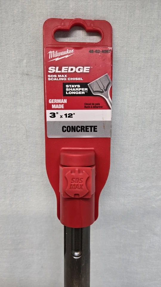 Milwaukee 3 in. x 12 in. SLEDGE SDS-MAX Scaling Chisel