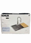 Kohler Provo Stainless Steel Kitchen Sink Kit