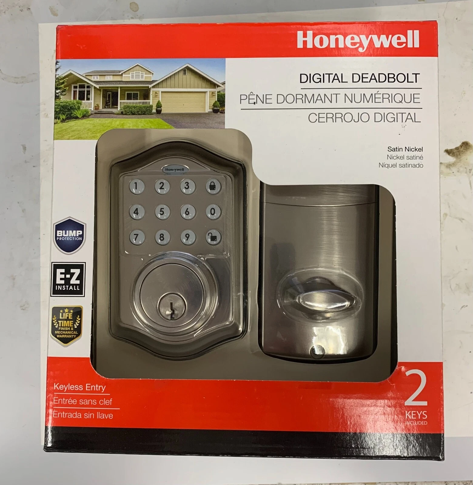 Honeywell Electronic Entry Deadbolt with Keypad