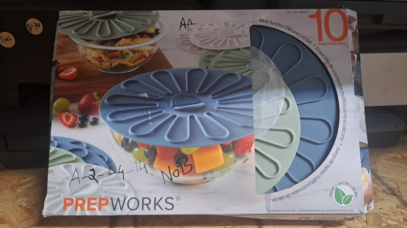 PrepWorks Multi-Function Silicone Lids, Set of 10