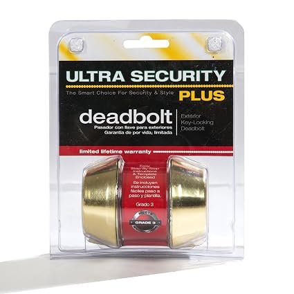 Ultra Hardware Double Cylinder Deadbolt