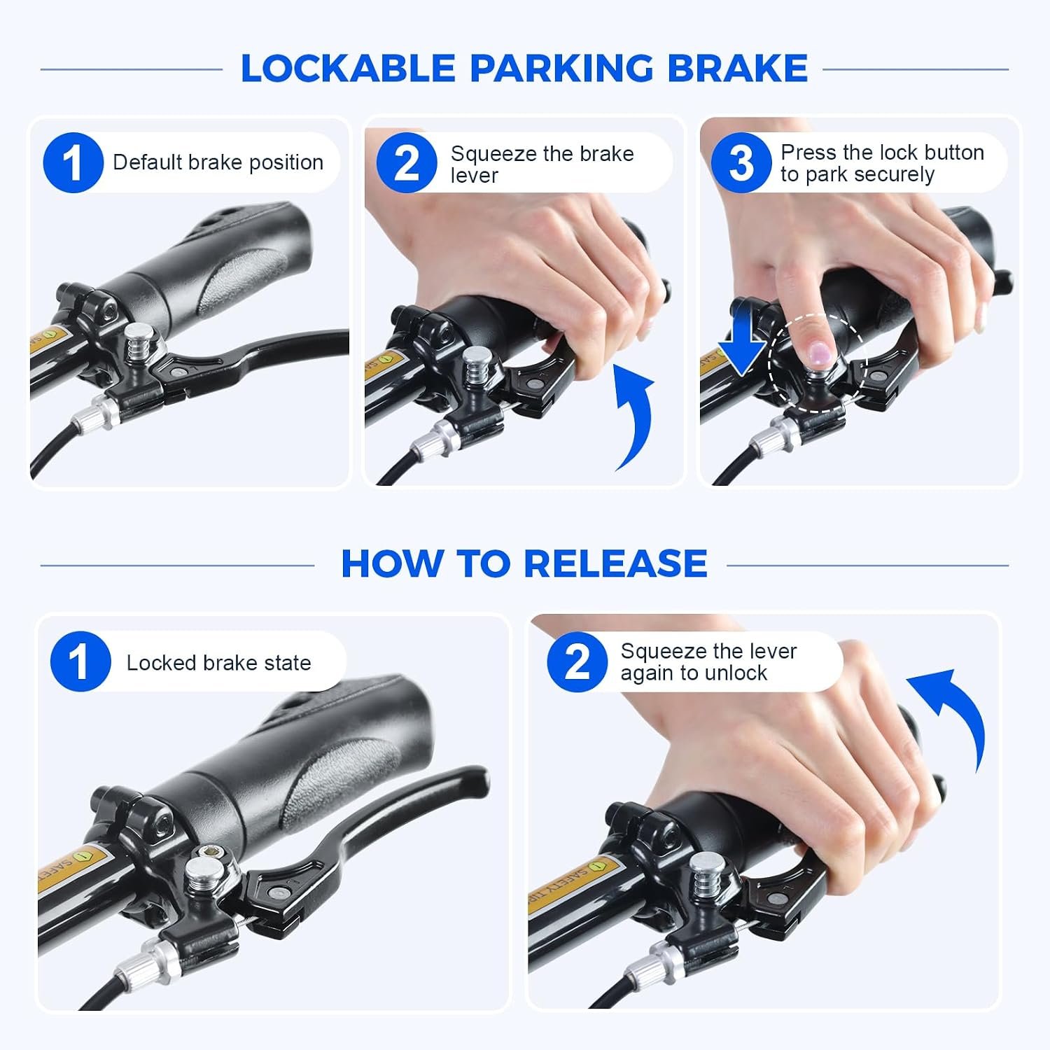 BlessReach Economy Knee Scooter, Steerable Knee Walker, Foldable Knee Scooters for Foot Injuries Adult Best Crutches Alternative,Knee Scooter for Adults Purple - Image 7