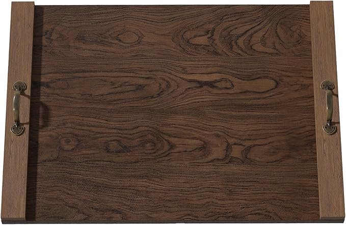TIRYIUOU Gas Stove Top Cover Wooden 30L x 22W x 0.8Th Electric Stovetop Covers, Noodle Board with Handles, Wood RV Cutting Board for Kitchen Counter