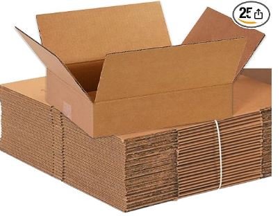 BOX USA Shipping Boxes Flat 14"L x 11"W x 3"H 25-Pack - Corrugated Cardboard Box for Moving, Mailing, Packing, Packaging and Storage - Image 4