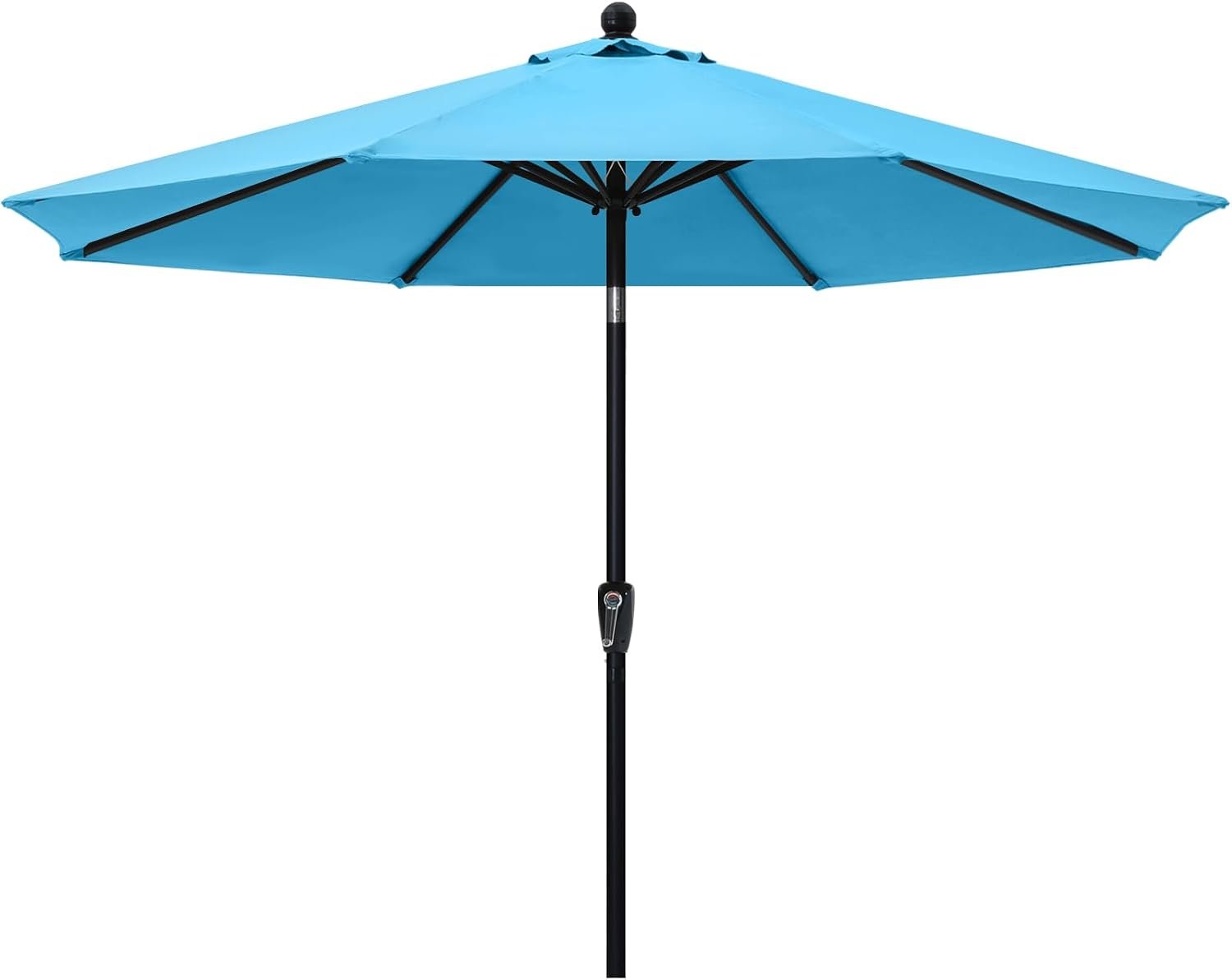 ABCCANOPY 10FT Patio Umbrella - Outdoor Waterproof Table Umbrella with Push Button Tilt and Crank, 8 Ribs UV Protection Pool Umbrella for Garden