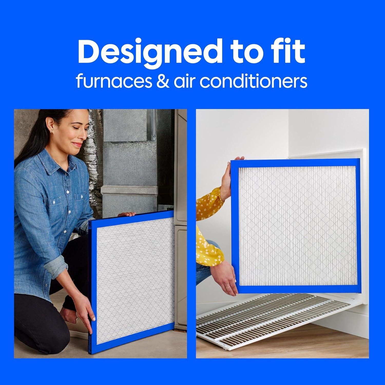 Filtrete 24x24x1 Air Filter, MERV 13 MPR 1900, Allergens, Bacteria, Viruses & Air Pollutants, 3-Month ACFurnace Filters, Cleaner Air Reliable Airflow, 2 HVAC Filters(Act Size 23.81x23.81x0.78 in) - Image 3