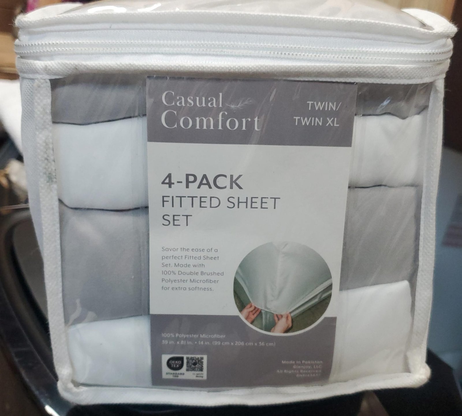 Casual Comfort 4-Pack Fitted Sheet Set in TwinTwin X