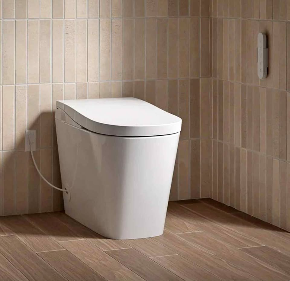 Kohler Fora One-piece Elongated Smart Toilet, Dual-flush